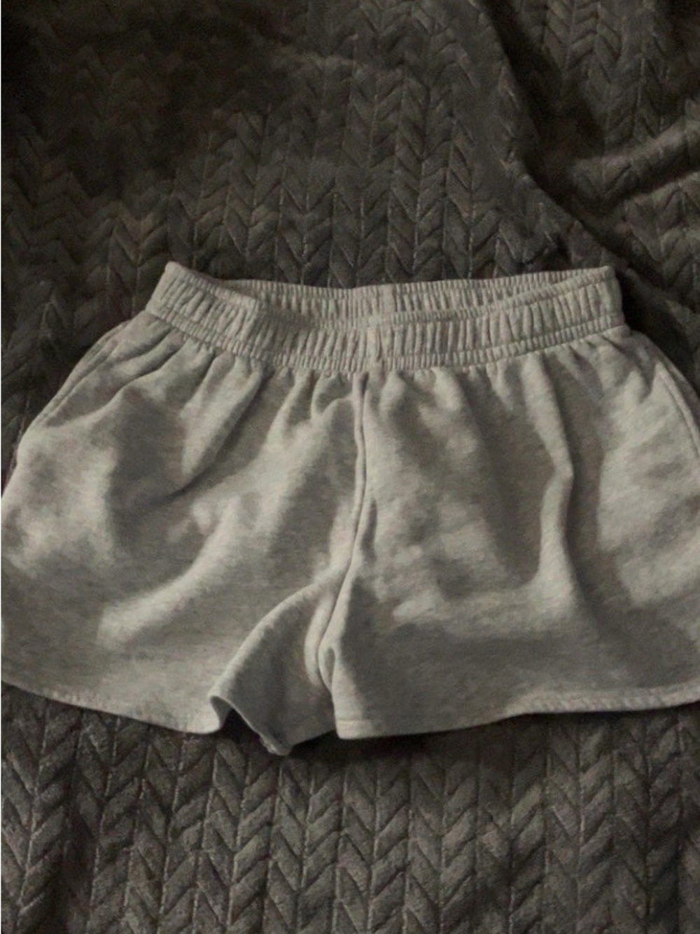 No Boundaries Heather Gray Athletic Lounge Shorts
